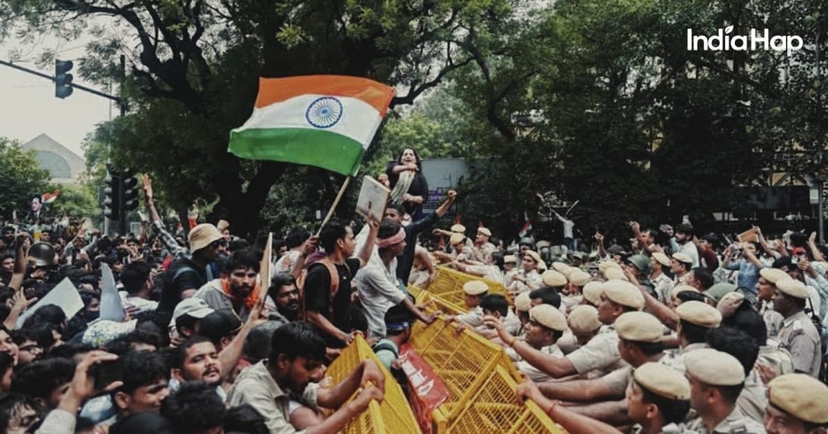 Funded protest? Yes, funded by the people of India.