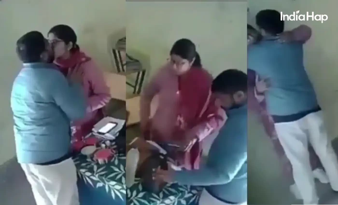 Classroom Kiss Video of Teacher Goes Viral in Kannauj